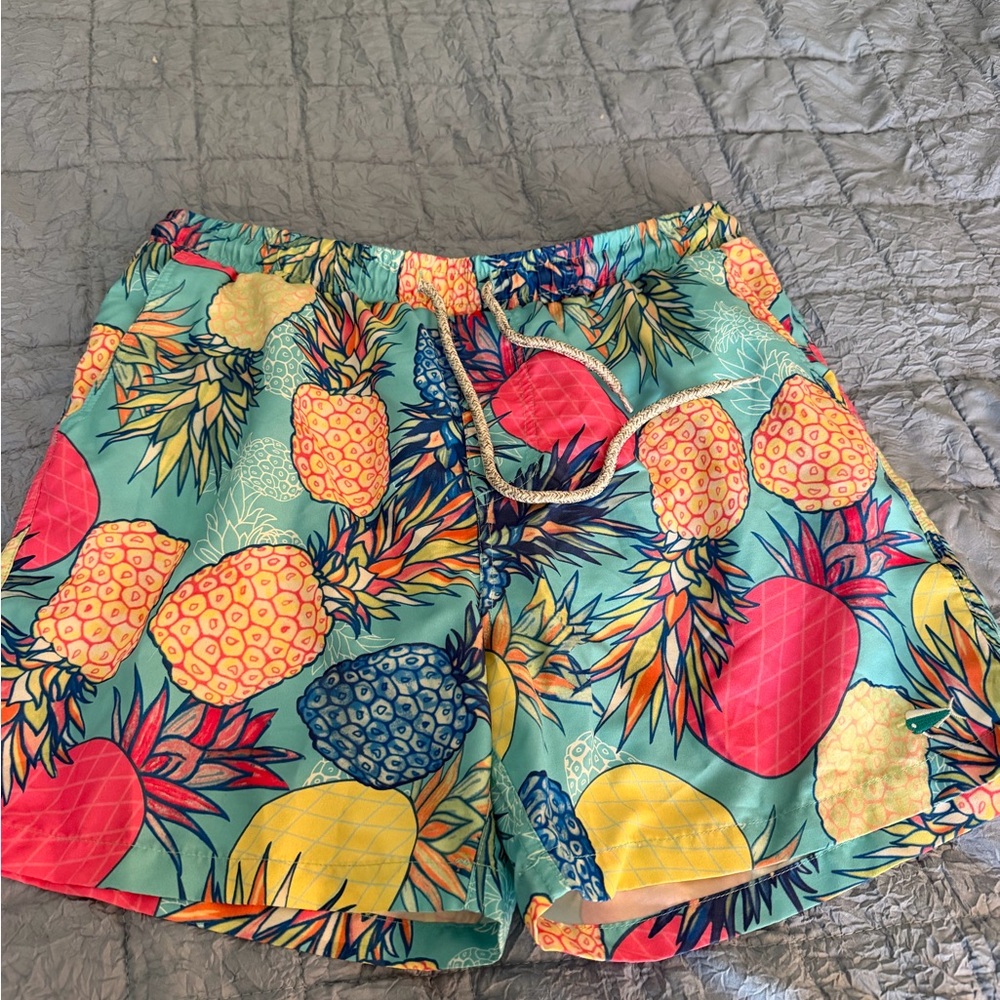 Southern Lure Pineapple Print Swim Trunks Boys Youth XL - Picture 3 of 5